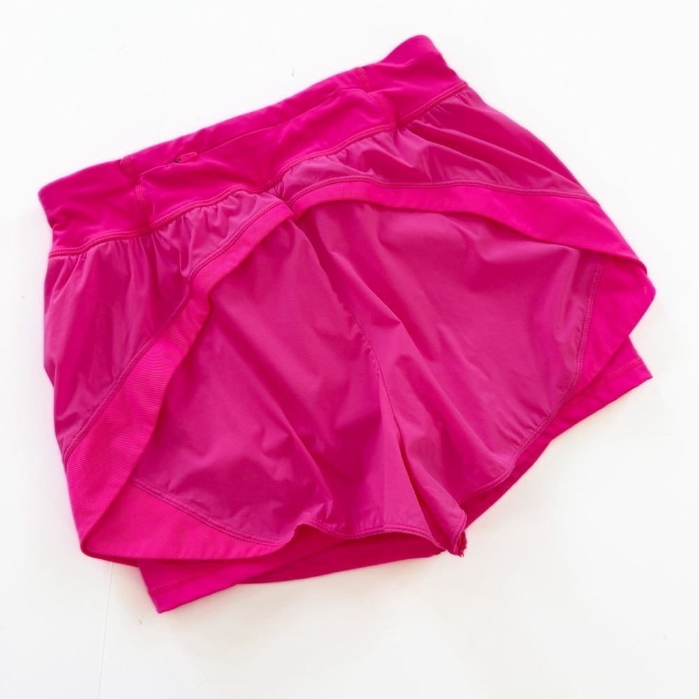 Sweaty Betty Shorts Womens 8 Medium Neon Pink Training Lined Running - Picture 5 of 5